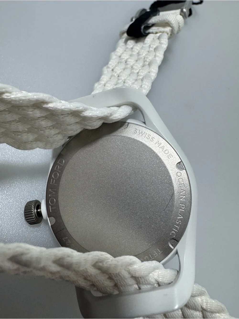 Tom Ford Ocean Plastic Watch 002 White
